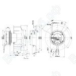 Центробежный вентилятор ebmpapst R3G250AT3971_1