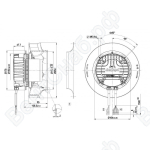 Центробежный вентилятор ebmpapst R3G250RR09P1_1