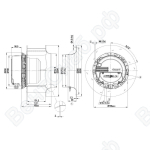 Центробежный вентилятор ebmpapst R3G280AK5401_1