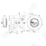 Центробежный вентилятор ebmpapst R3G280AU11C1_1