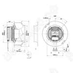Центробежный вентилятор ebmpapst R3G280RR04I1_1