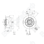 Центробежный вентилятор ebmpapst R3G280RU2681_1