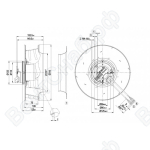 Центробежный вентилятор ebmpapst R3G310AO5201