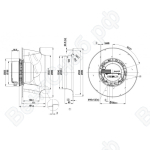 Центробежный вентилятор ebmpapst R3G355AI5601_1