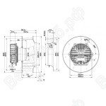 Центробежный вентилятор ebmpapst R3G355AY4001_1