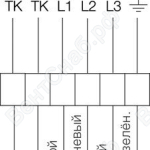 Вентиляторы для прямоугольных каналов KT Электросхема