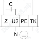 Вентиляторы для квадратных каналов MUB Электросхема