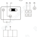 Кухонные вентиляторы MUB/T Электросхема