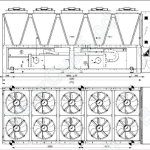 Чиллеры с воздушным охлаждением SYSCREW 380-1260 AIR EVO CO HSE Размер