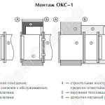 Схема монтажа клапана ОКС-1