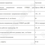 Технические данные СУПВУР