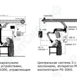 Варианты подключения (Аппарат автоматического контроля M-1000)