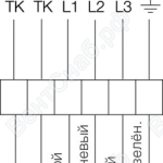 Схема подключения. Вентилятор KT 40-20-4
