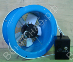 Вентилятор ВО 18-270-1,6 с регулятором скорости вращения РСВ-3. Вид сзади
